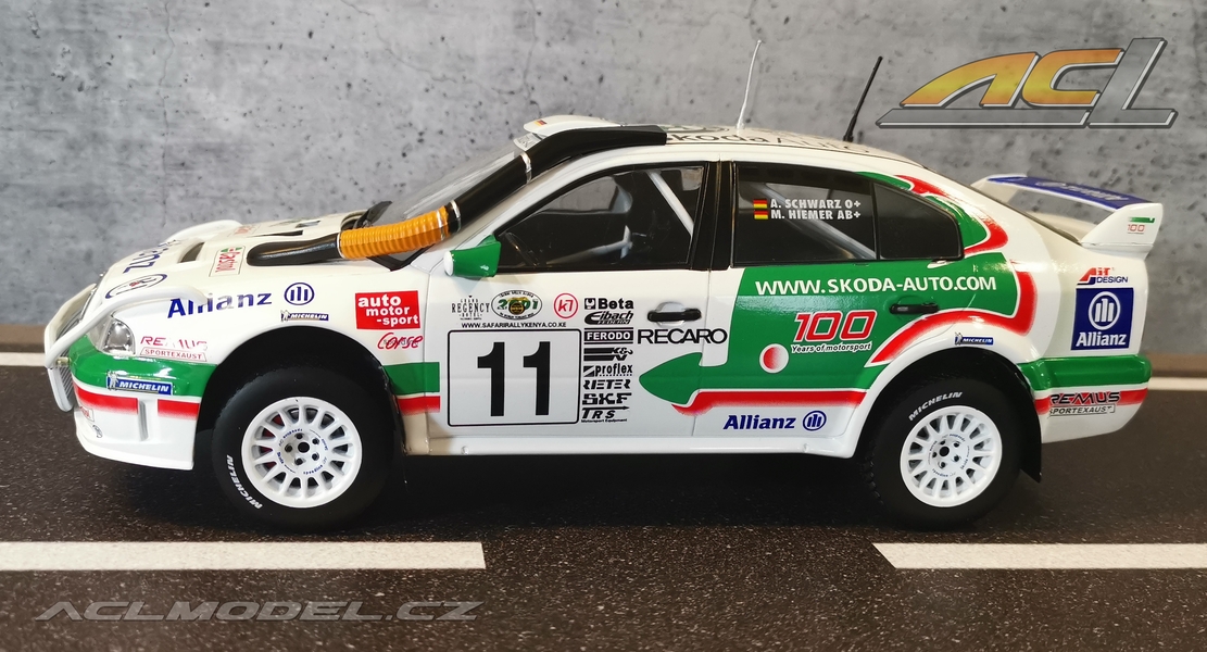 1:18 Sada na zvýšení podvozku Octavia WRC Safari